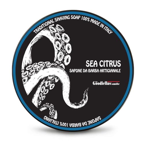 The Goodfellas' smile, Sea Citrus Shave Soap and Aftershave Splash Bundle, Made in Italy