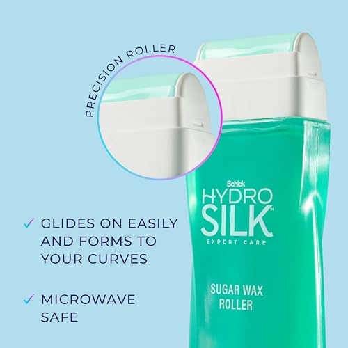 Schick Hydro Silk Sugar Wax Roller for Body & Bikini, 1 Count
