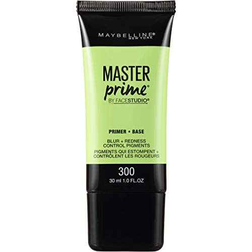 Maybelline Face Studio Master Prime Face Primer Makeup Base, Blur + Redness Control, 1 Count