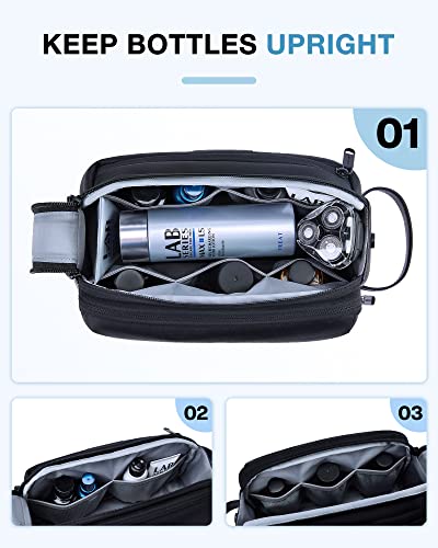 BAGSMART Large Travel Toiletry Bag for Men, Water-Resistant Dopp Kit
