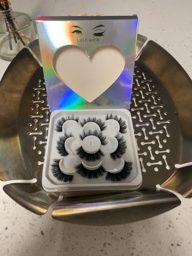 5 Pair 3D Russian Strip Lashes Fluffy Wispy Mink