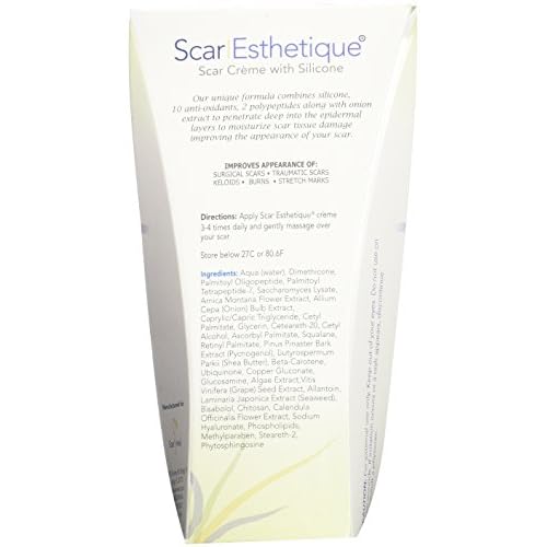 Scar Esthetique Scar Cr?me with Polypeptides and 10 Anti-Oxidants, 2-Ounces
