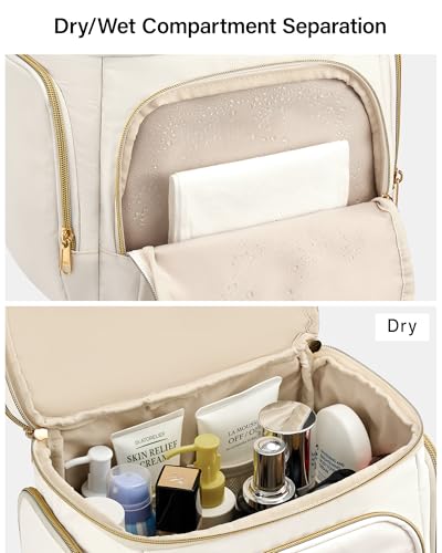 Hanke Large Toiletry Bag for Women - Water-Resistant Travel Organizer