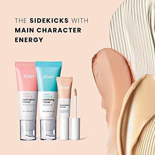 JOAH Super Sidekick Eyeshadow Primer Stick, Shadow Base for Eye Makeup, Prime Eyes for Long Lasting Glitter, Matte, or Shimmer Eyeshadow, Korean Makeup