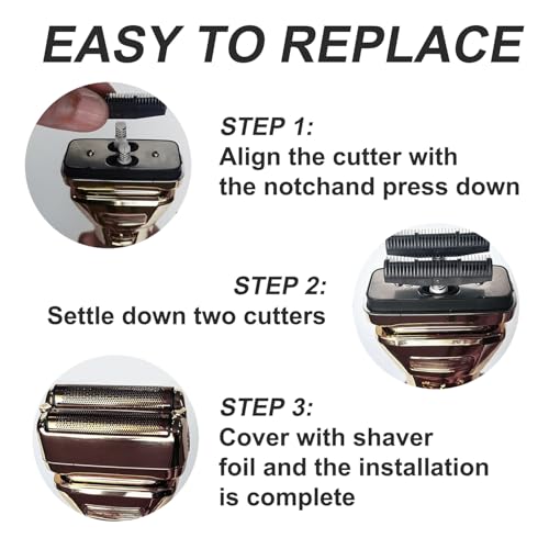 FXONE Replacement Foil & Cutter for BaBylissPRO Double Foil Shaver