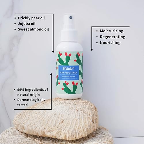 Shaeri Volumizing Hair Spray - Natural Detangling & Heat Protection - 3.38 oz