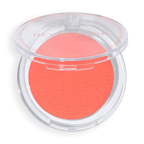 Revolution Blusher Reloaded Talc-Free Powder Blush Poppin' Orange