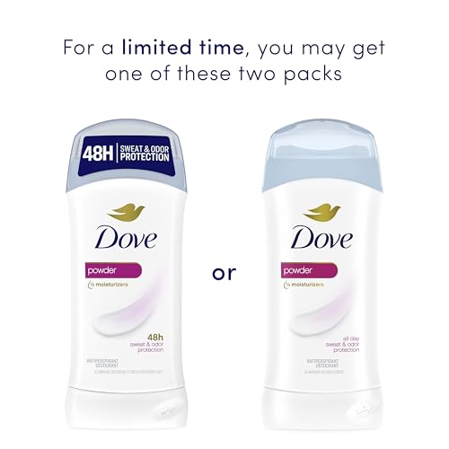 Antiperspirant Deodorant Stick Powder - 2-Pack for Women
