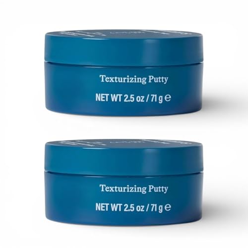 Men's Hair Texturizing Putty - Medium Hold Matte Finish, 2.5 oz (2-Pack)