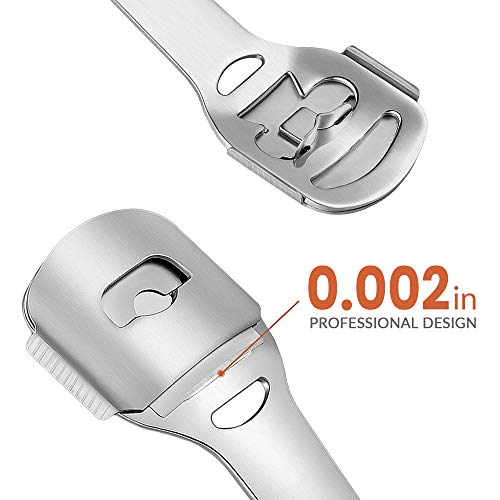 Professional Pedicure Callus Shaver Set with 10 Blades & Case