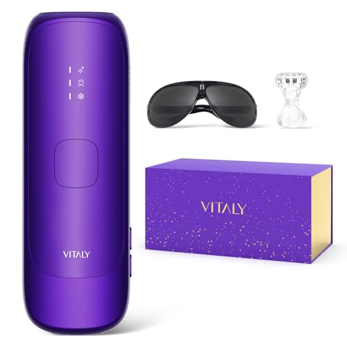 IPL Laser Hair Removal Device for Women - Premium Purple, Painless & Long-Lasting