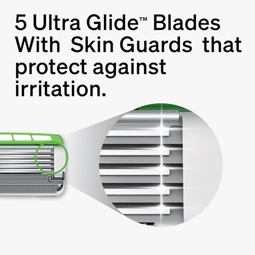 Schick Hydro Sensitive Men’s Razor with 5 Blades & Refills, Close & Comfortable Shave