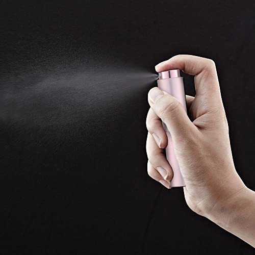 LISAPACK 8ML Travel Perfume Atomizer Spray Bottle - Refillable Pink
