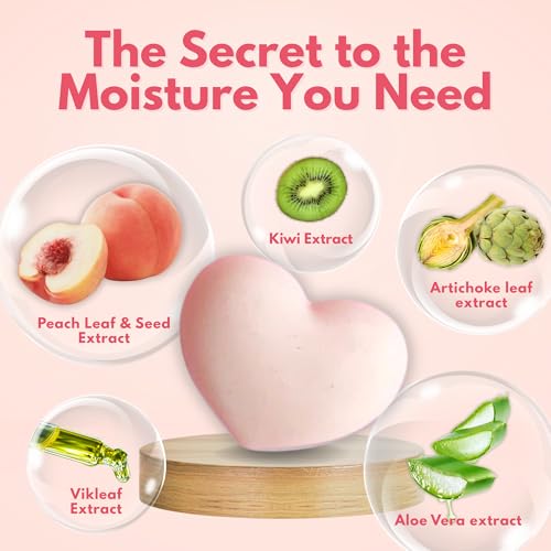 Pelican Soap 6EA Exfoliating Soap Bar for Women with Citric Acid, Aloe Extract & Jojoba Seed Oil, Natural Soap Bar for Men, Organic Bar Soap for Dark Spot Removal & Pore Cleansing Made in Japan PEACH