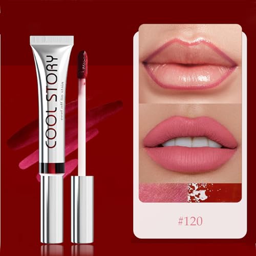 Waterproof Peel Off Lip Stain - Matte Nude Tint, Long Lasting