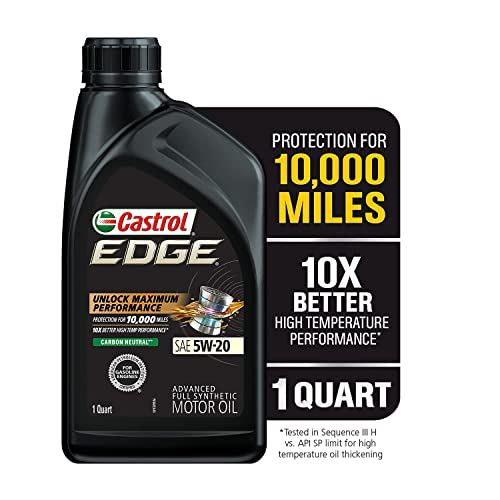 Castrol Edge Extended Performance 5W-30 Advanced Full Synthetic Motor Oil, 5 Quarts, Pack of 3