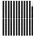 Lil Ray 3ml Empty Twist Pens with Brush for Nail Oil & Lip Gloss (24 Pack)
