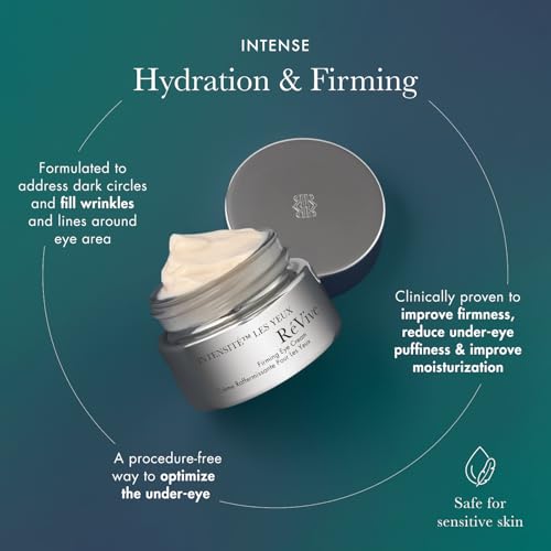 RéVive Firming Eye Cream with Hyaluronic Acid - 15ml Treatment for Dark Circles & Puffiness