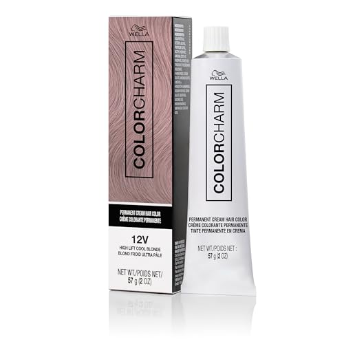 COLORCHARM Permanent Cream Hair Dye - Auburn & Red Violet Shades