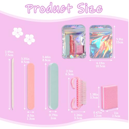 Disposable Manicure Kit – 18 Piece Professional Nail Tools