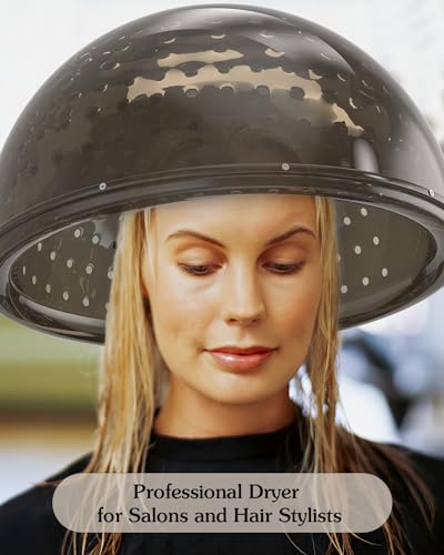 Professional Hooded Hair Dryer 1000W with Stand & Timer