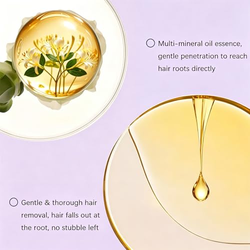 Painless Hair Removal Cream for Sensitive Skin - 1pc - Gentle Body Depilatory for Arms, Legs & Underarms