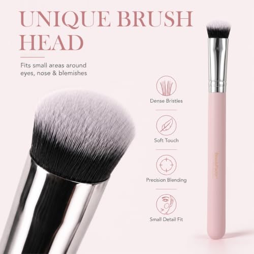 Precision Under Eye Concealer Brush - Dense Soft Bristles