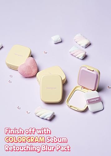 Colorgram Sebum Retouching Blur Pact | Pressed Setting Powder