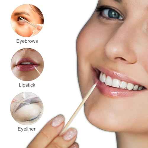 600 Pcs Pointed Cotton Swabs for Nails - 4 Inch Precision Tip Cotton Swabs with Wooden Sticks - Perfect for Nail Polish Remover, Makeup Applicators, Tattoo Permanent Supplies