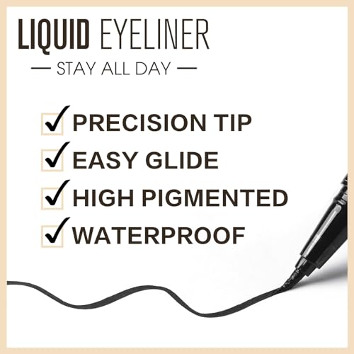 UCANBE Burgundy Mascara and Eyeliner Set - Waterproof
