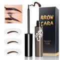 Eyebrow Gel Peel Off - Waterproof Brow Tattoo with Stencils