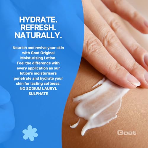 Goat Milk Lotion - Moisturizing - Non Greasy - 17 oz Enriched Milk, Suitable for Dry, Itchy or Sensitive Skin - Made in Australia - Original