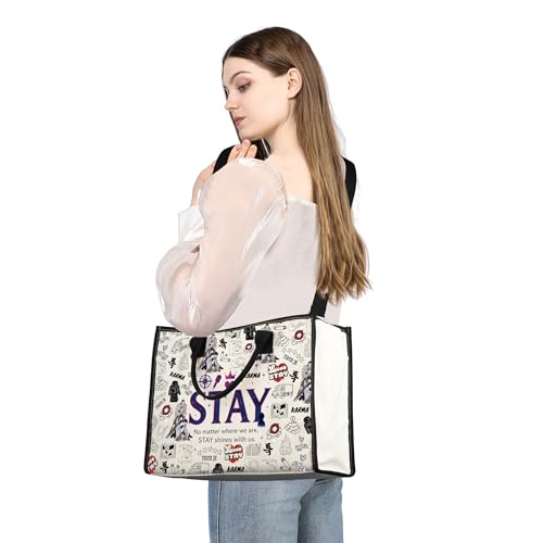 Korean Idol Fandom Canvas Tote Bag