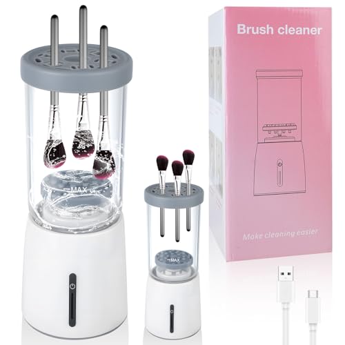 Electric Makeup Brush Cleaner - Auto Spin, IP65 Waterproof