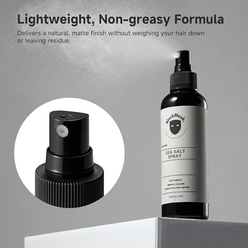 BlackMask Sea Salt Spray for Men – Beach Wave Texture
