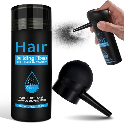 Aliver Hair Fibers for Thinning Hair - Black 27.5g