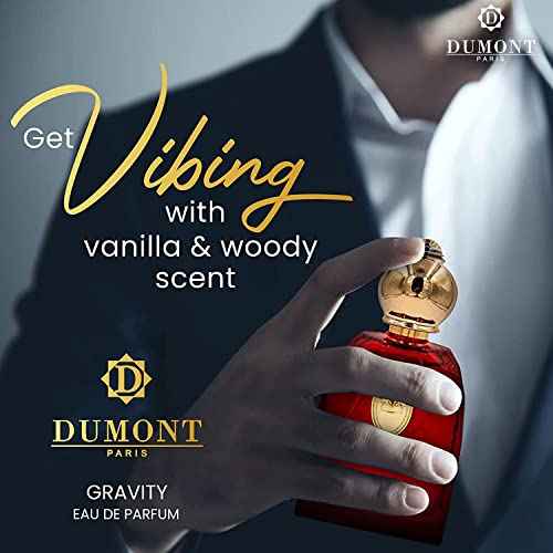 Dumont BOROUJ GRAVITY - 85ml - Unisex Perfume for Men & Women - Agarwood, Vanilla, Woody & Musk Fragrance - Long Lasting Cologne Mist & Body Spray - for Him & Her