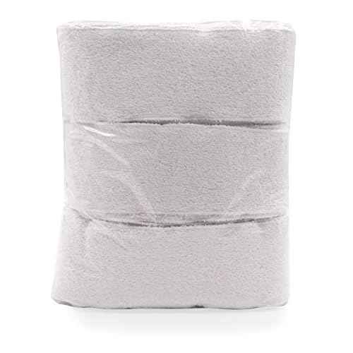 Betty Dain Neck Towel, Soft Terry, Keeps Clients Protected During Shampoos and Rinses, Spa Treatments, Adds Comfort Against Shampoo Bowl, Economical Solution to Paper Wraps, 36 Pack, White