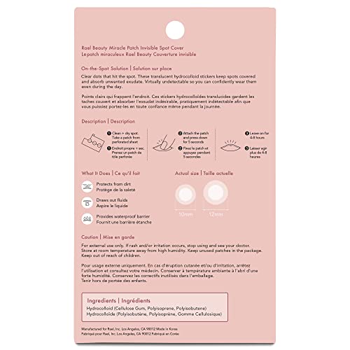 Rael Miracle Bundle - Miracle Patch Invisible Spot Cover (48 Count), Overnight Spot Cover (52 Count)