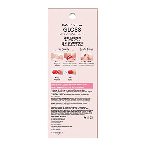 Dashing Diva Get Jaded Gloss Nail Strips