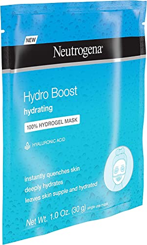 Neutrogena Hydro Boost and Hydrating Hydrogel Mask 1 Ounce (4 Pack)