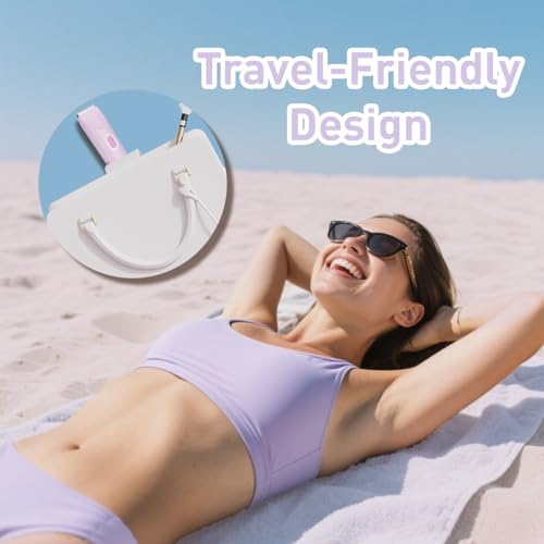 2-in-1 Electric Bikini Trimmer for Women - Waterproof & Rechargeable