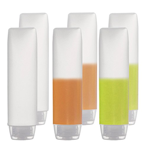 OTO 6-Pack 30ml Travel Squeeze Bottles TSA Approved