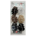 SCUNCI EFFORLESS BEAUTY 4CM OCTOPUS JAWCLIPS 6PK
