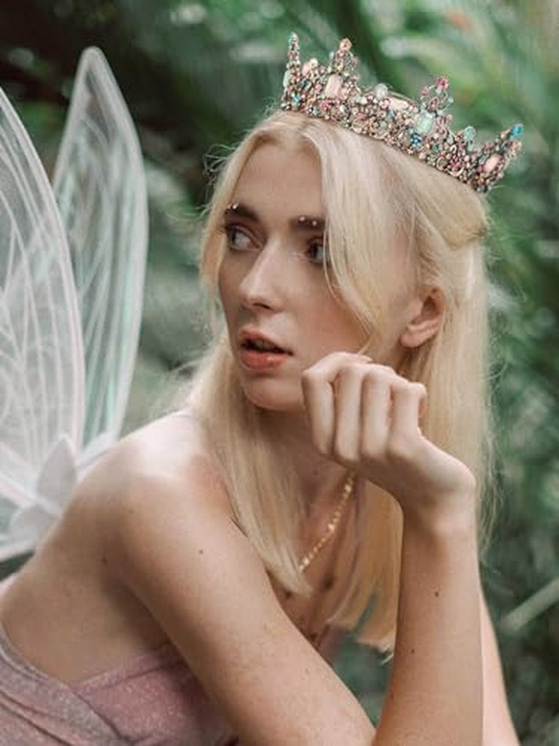 SWEETV Baroque Queen Crown Tiara for Women - Wedding & Prom Accessory
