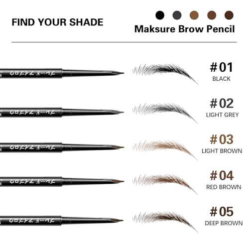 Maksure Eyebrow Pencil 0.1mm Ultra-Fine Microblading Brow Pen