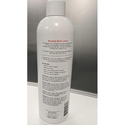 Revitalizing Body Lotion with 12% Glycolic AHA, 12 Fl Oz and Refreshing Face Wash, 6 Fl Oz
