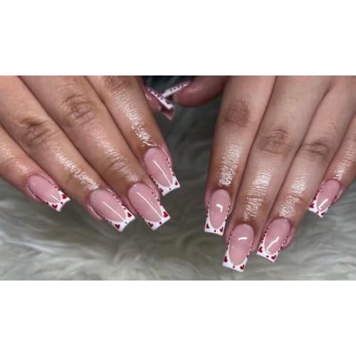 Square Medium Starter Kit | NABulous | Soft Gel Tips Kit | Square Shaped | Medium Length |Complete Nail Kit | pH Bonder | Primer | Extend Gel | Top Coat | Clear, DIY (Square Medium)