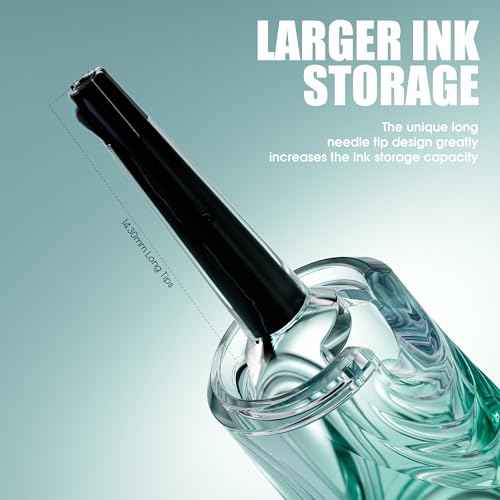 Dragonhawk Yue Professional Tattoo Needles - 20Pcs 1209RL Round Liner Tattoo Cartridges 0.35MM Precise Line Work for Tattoo Artists Disposable Needles