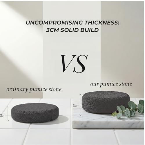 JINTONE Natural Earth Lava Pumice Stone 2-Pack for Foot Callus Removal